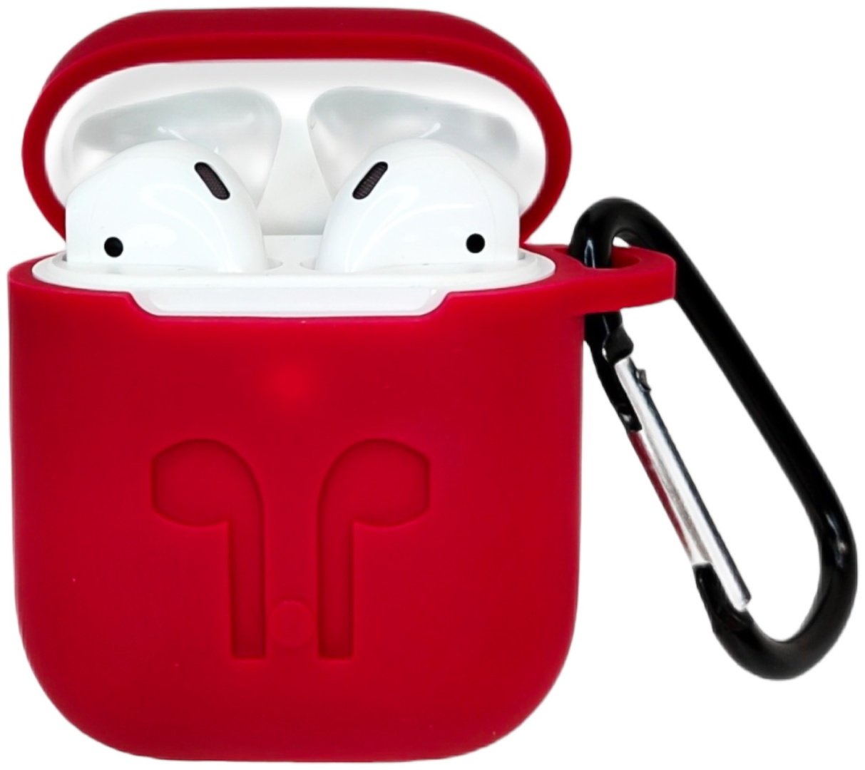 Чехол для Apple AirPods, AirPods 2 красный