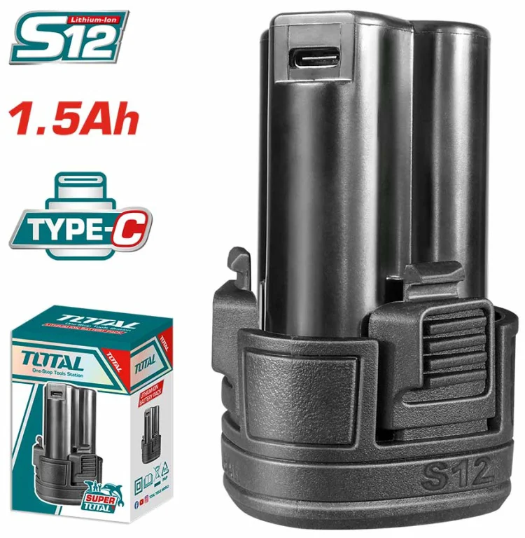Аккумулятор Total TBLI12153 Li-Ion 12В 1.5Ач 1шт