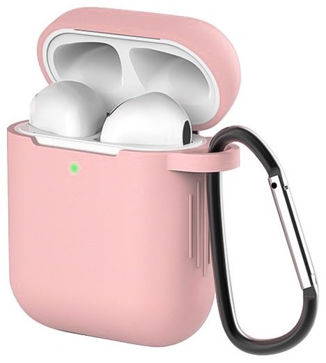 Чехол для Apple AirPods, AirPods 2 розовый