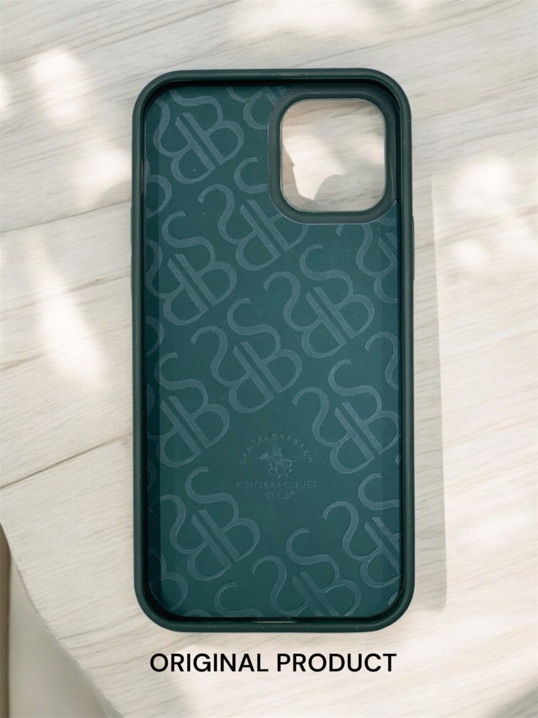 Чехол Santa Barbara Polo & Racquet Club для Apple iPhone 12, iPhone 12 Pro темно-зеленый купить,1370