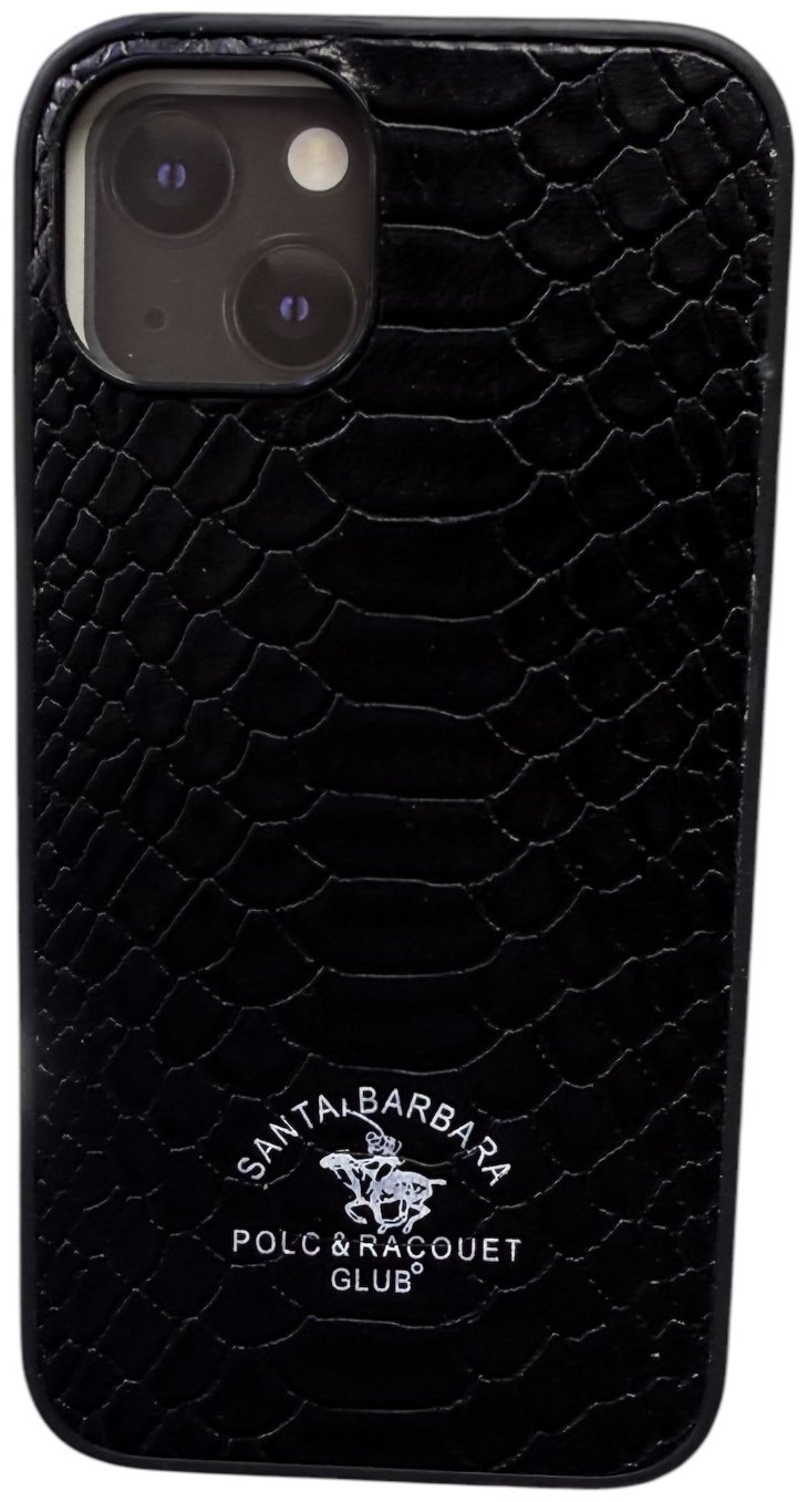 Чехол Santa Barbara Polo & Racquet Club для Apple iPhone 13, iPhone 14 черный купить,1270