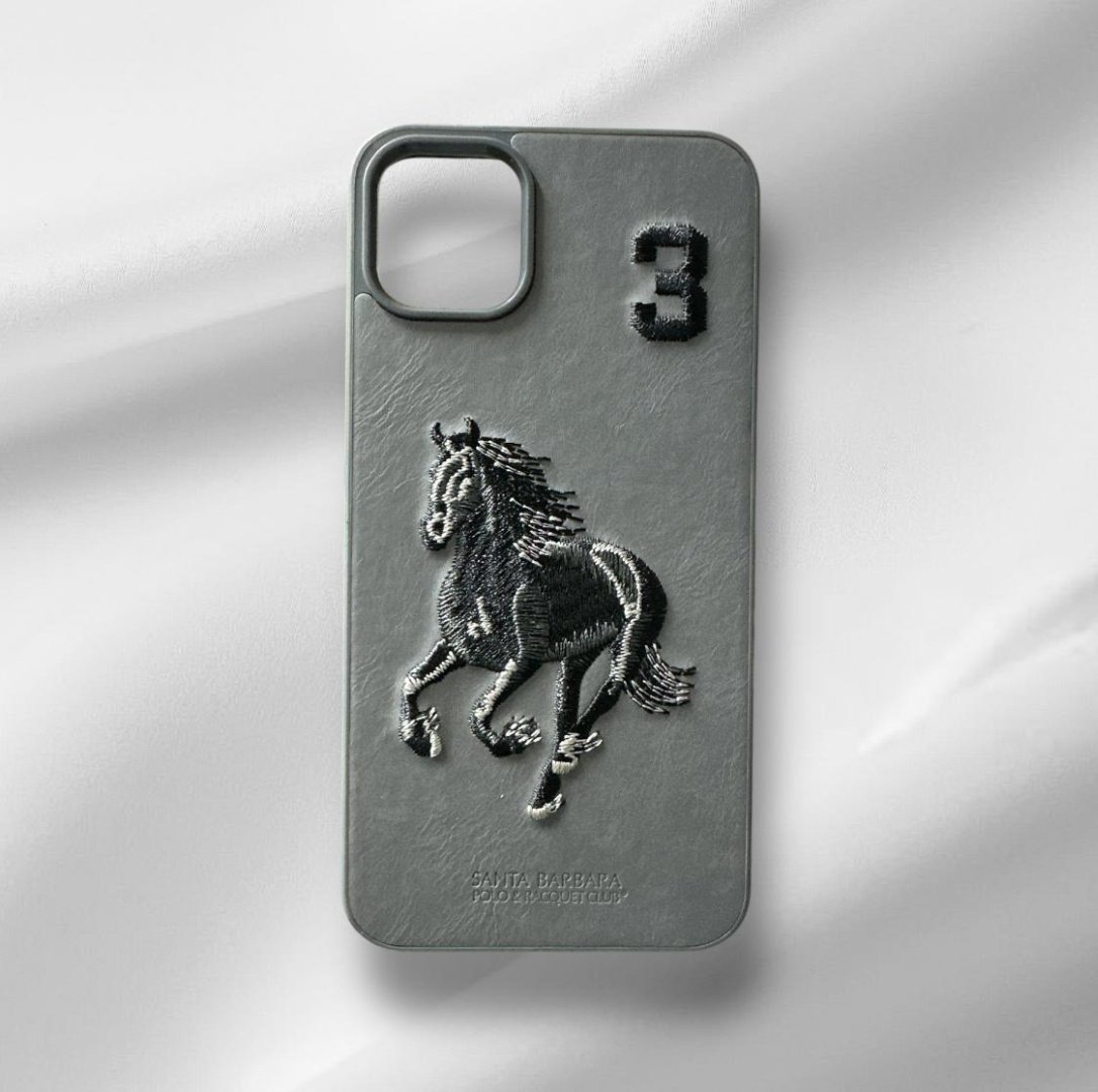 Чехол Santa Barbara Polo & Racquet Club для Apple iPhone 13 Pro серый купить,1375