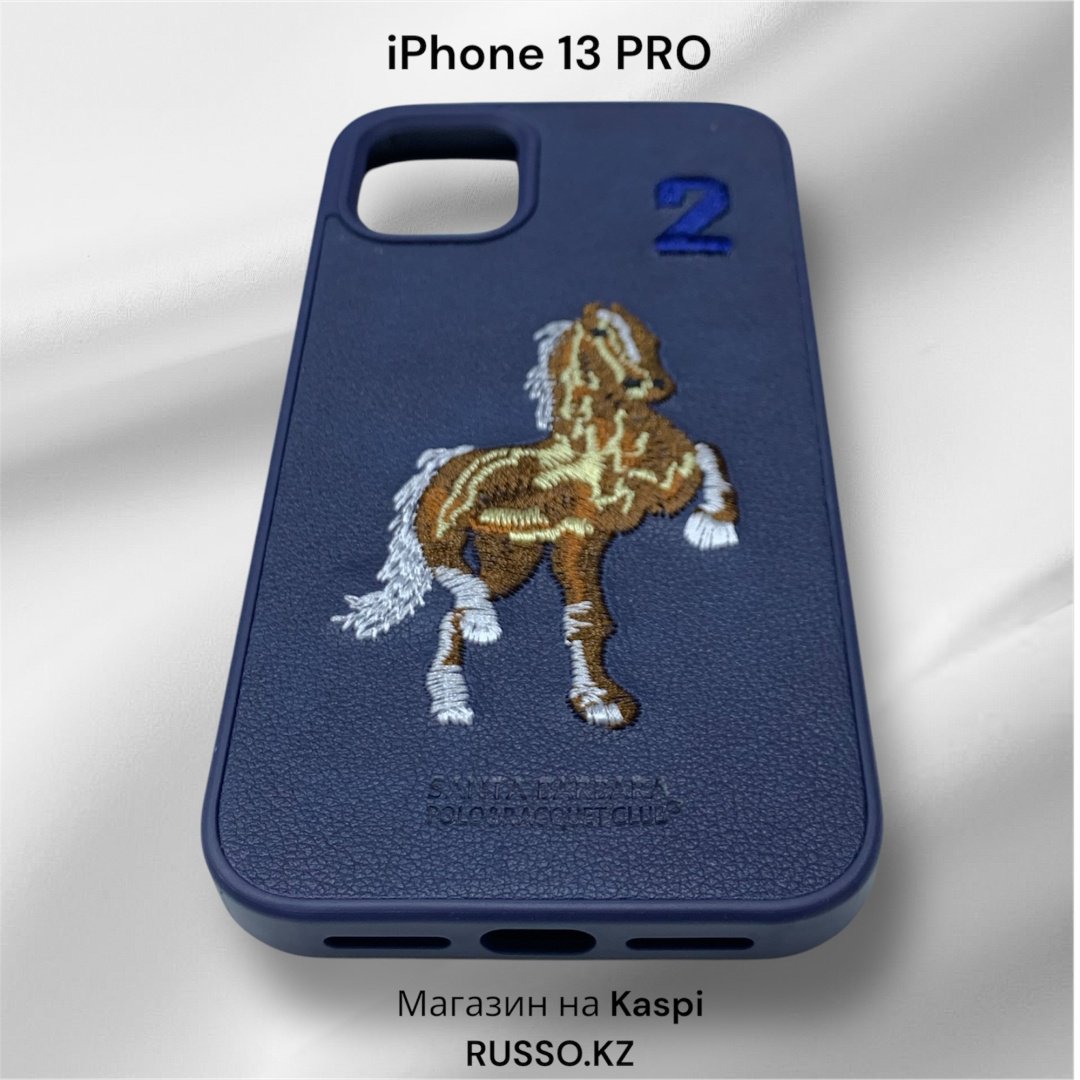 Чехол Santa Barbara Polo & Racquet Club для Apple iPhone 13 Pro синий купить,644