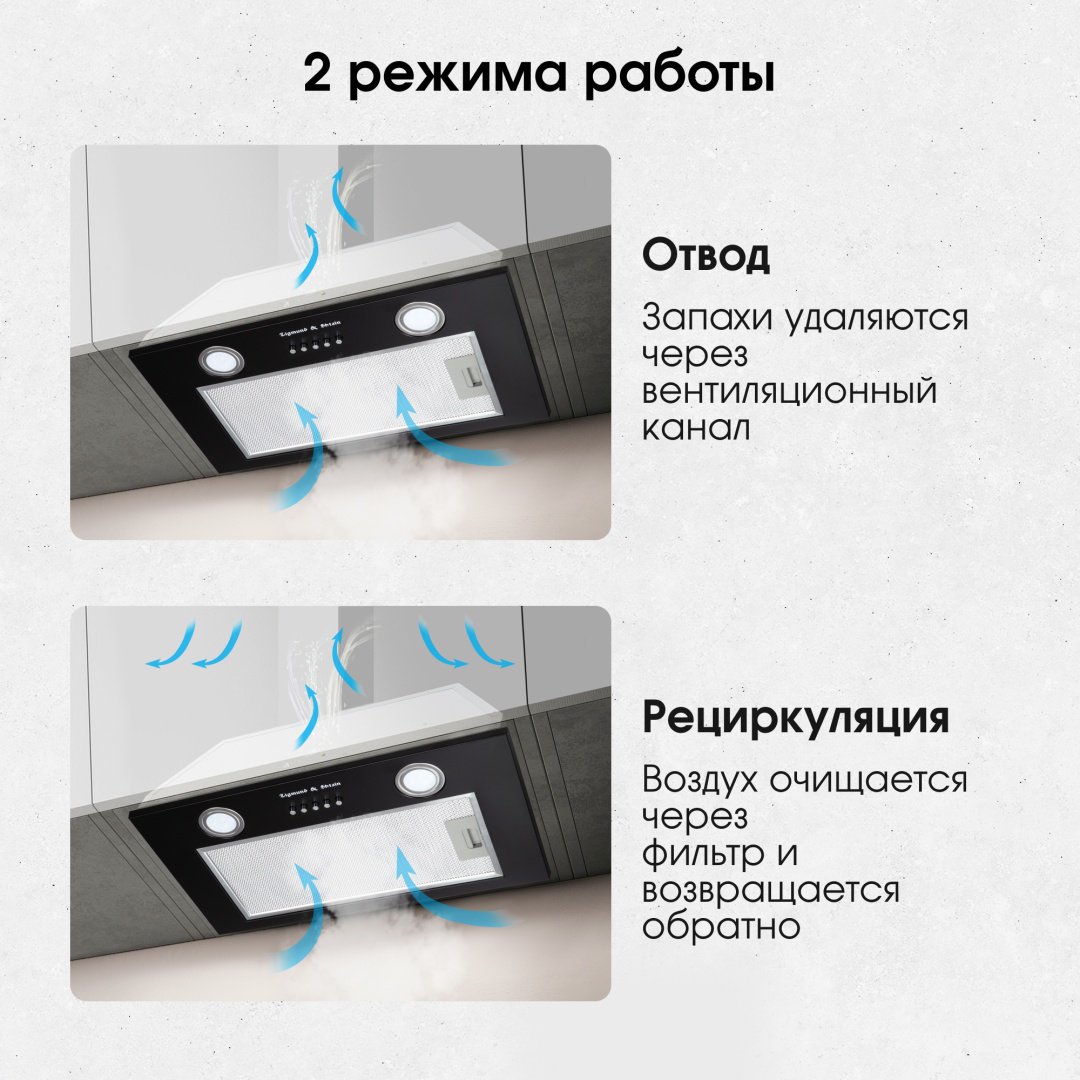 Вытяжка Zigmund &amp; Shtain K 018.5 B черный купить,0