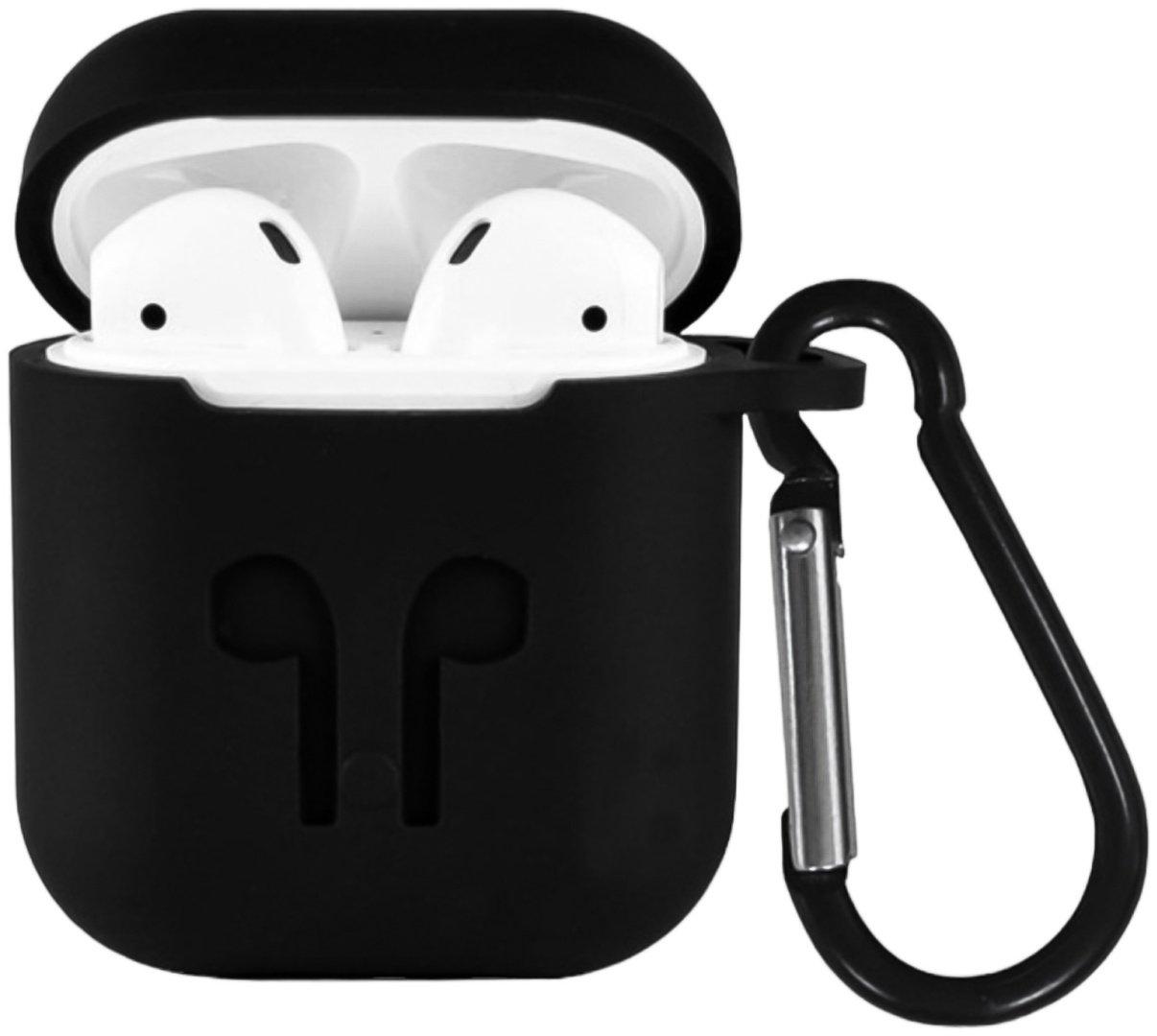 Чехол для Apple AirPods, AirPods 2 черный
