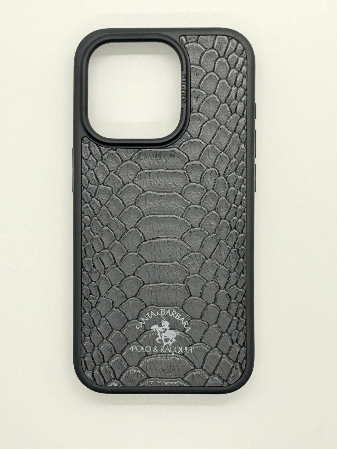 Чехол Santa Barbara Polo & Racquet Club для Apple iPhone 15 Pro черный купить,2570