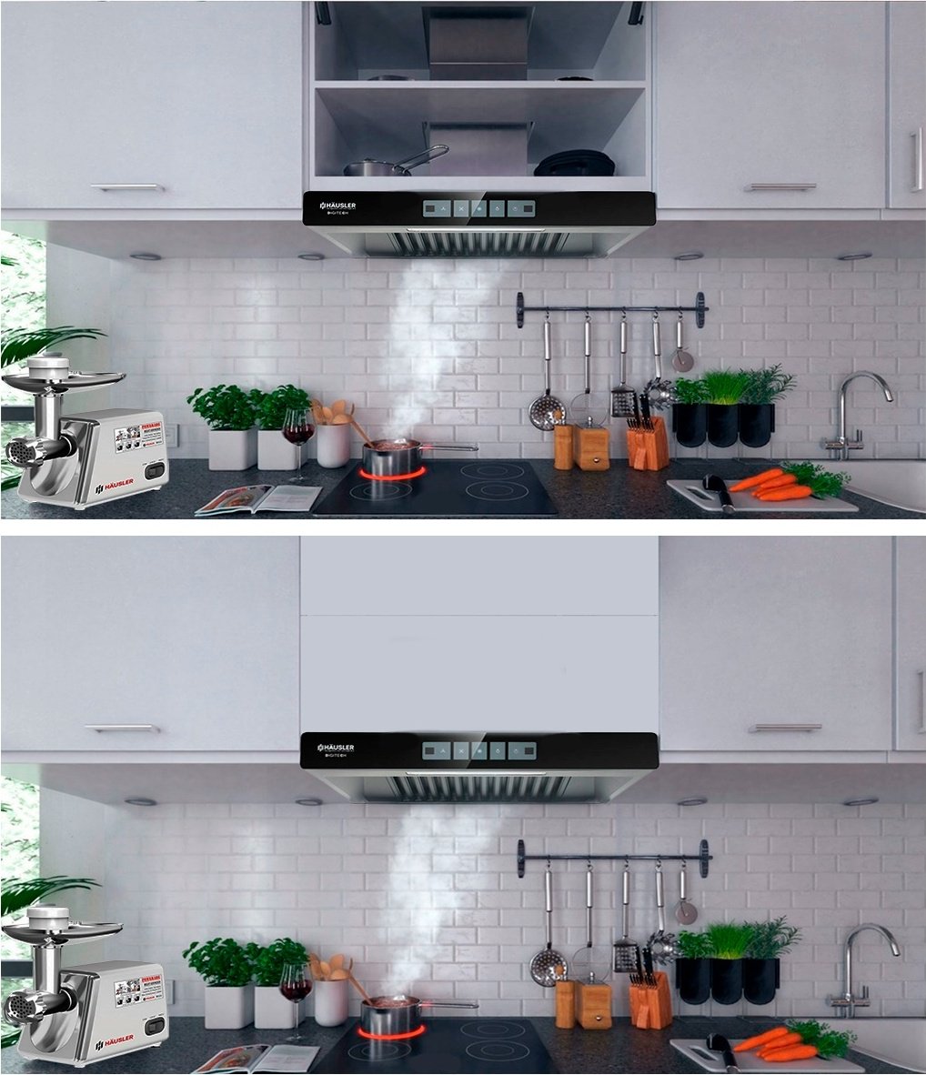 Вытяжка HAUSLER HT-60-BCL-DG черный купить,NaN