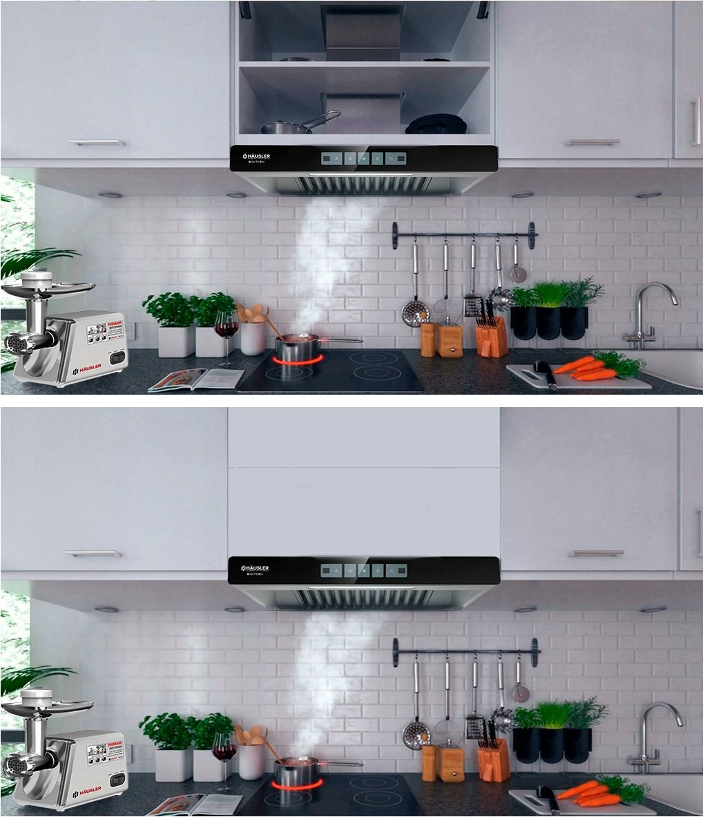 Вытяжка HAUSLER HT-60-BCL-DG черный купить,NaN