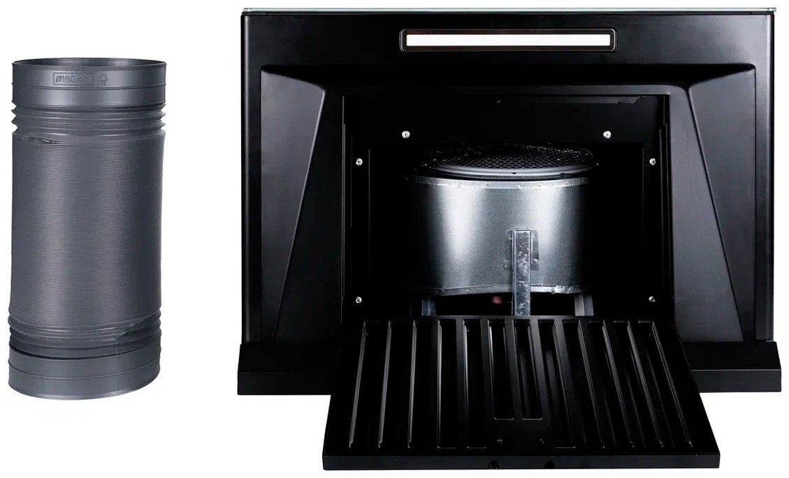 Вытяжка HAUSLER HT-60-BCL-DG черный купить,NaN