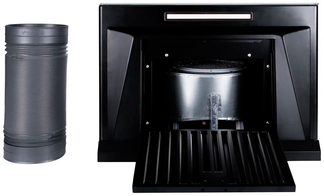 Вытяжка HAUSLER HT-60-BCL-DG черный купить,NaN