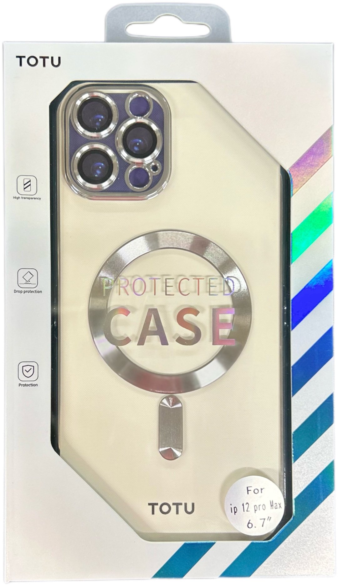 Чехол Totu для Apple iPhone 12 Pro Max прозрачный купить,958