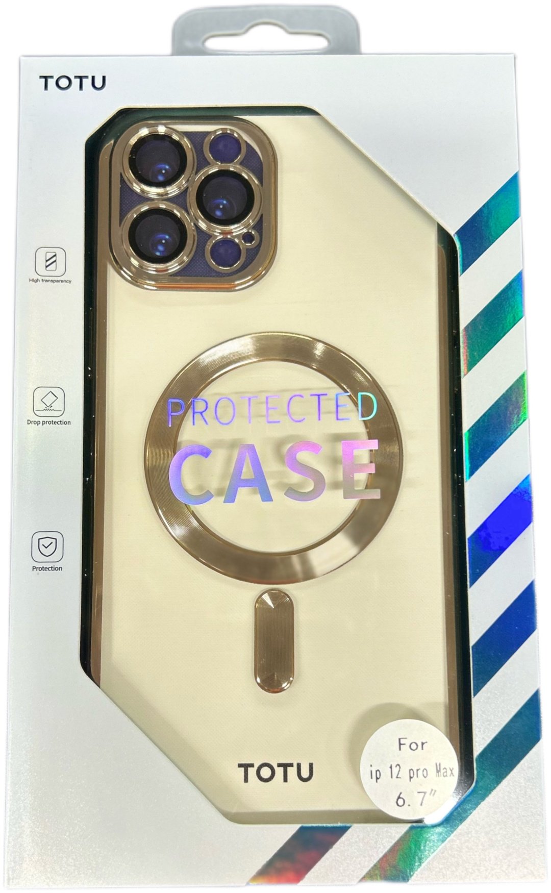 Чехол Totu для Apple iPhone 12 Pro Max прозрачный купить,952