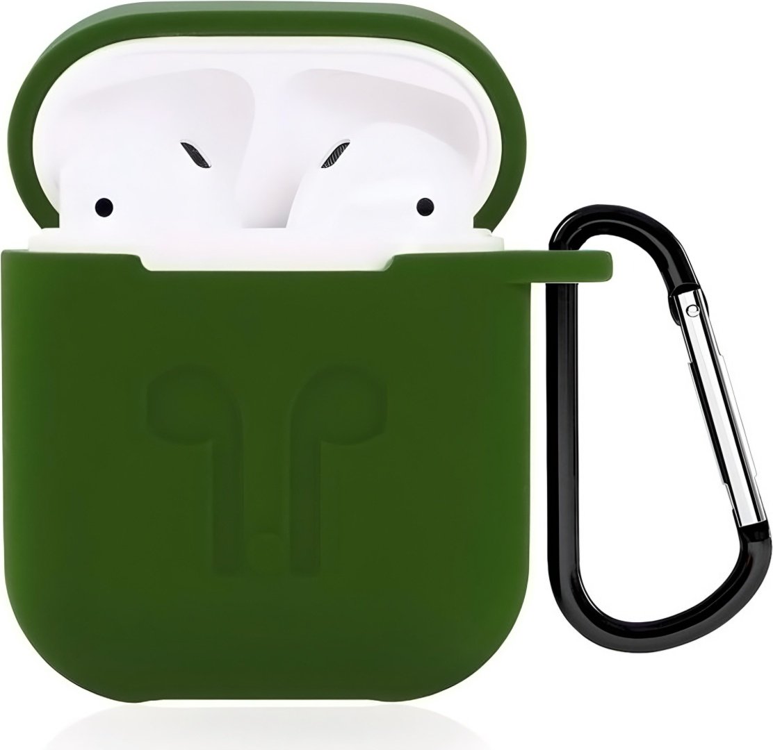 Чехол для Apple AirPods 2 зеленый хаки