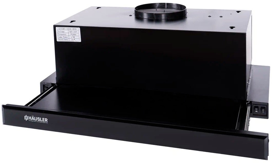 Вытяжка HAUSLER HTS-60-BK-130W черный купить,35657