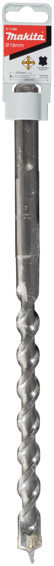 Makita бур E-11380 (SDS-max, 18х200х340 мм) 1 шт
