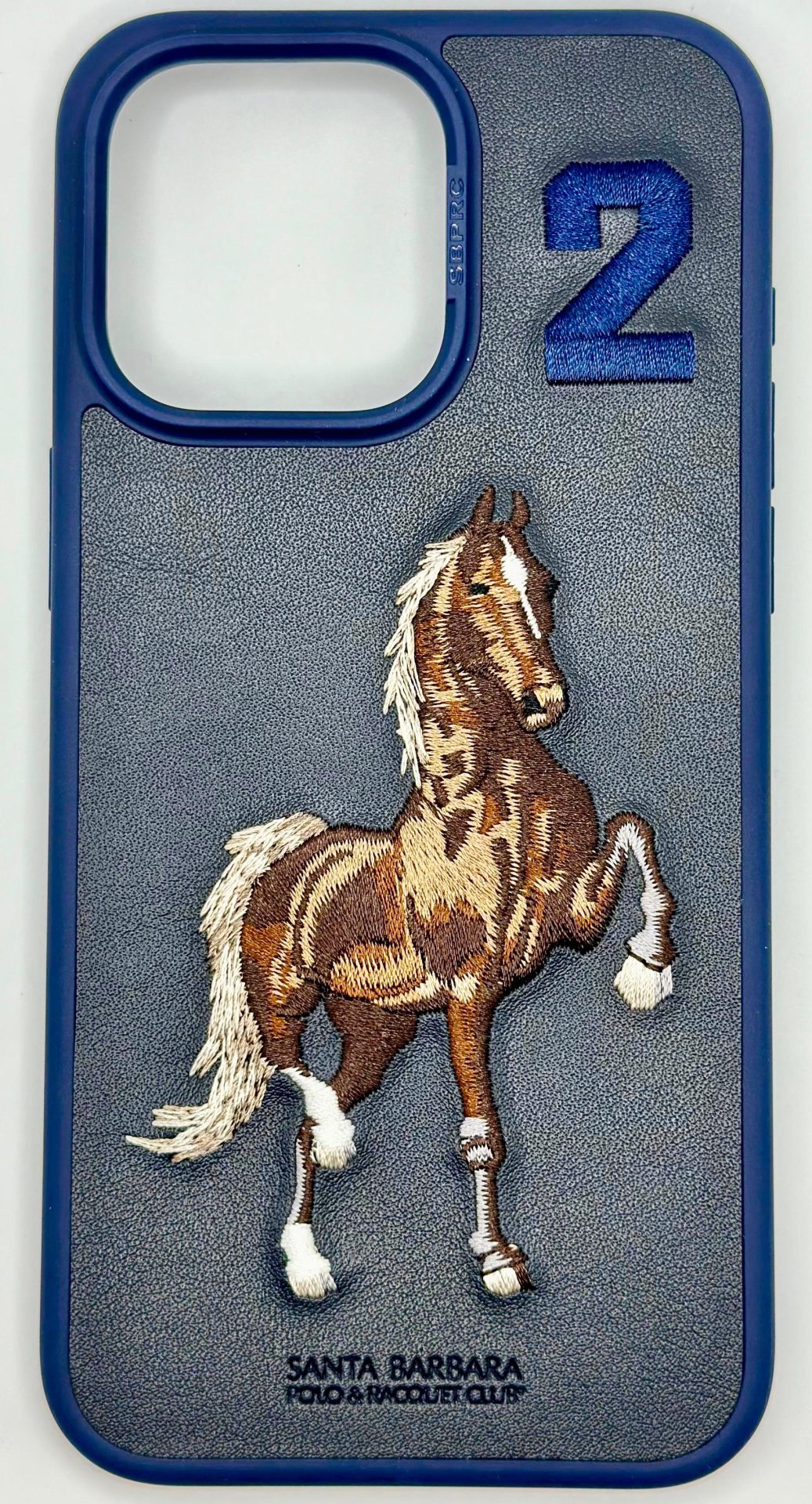 Чехол Santa Barbara Polo & Racquet Club для Apple iPhone 15 Pro Max синий купить,783