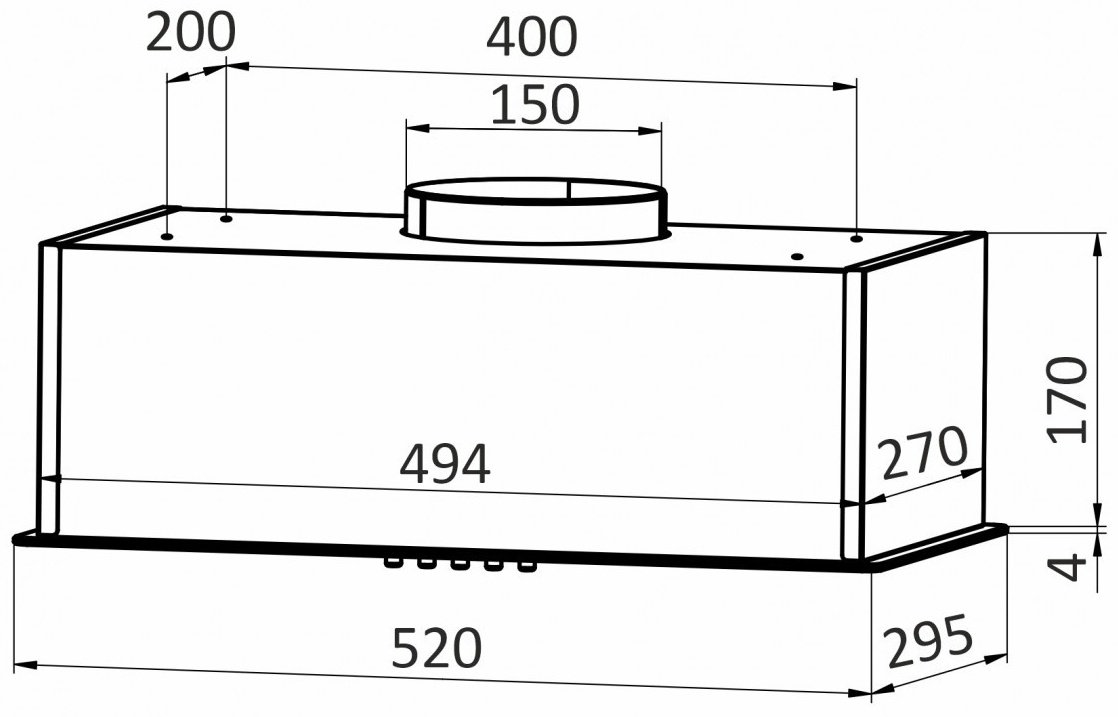 Вытяжка EXITEQ EX-1246 black черный купить,NaN