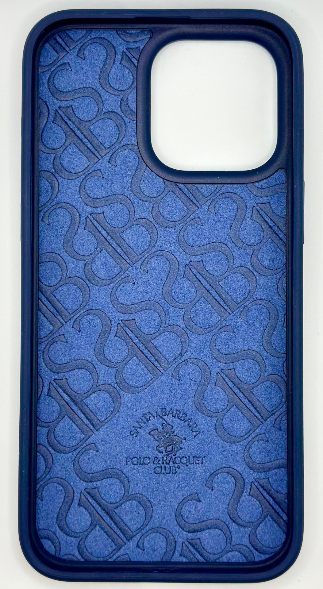 Чехол Santa Barbara Polo & Racquet Club для Apple iPhone 15 Pro Max синий купить,783