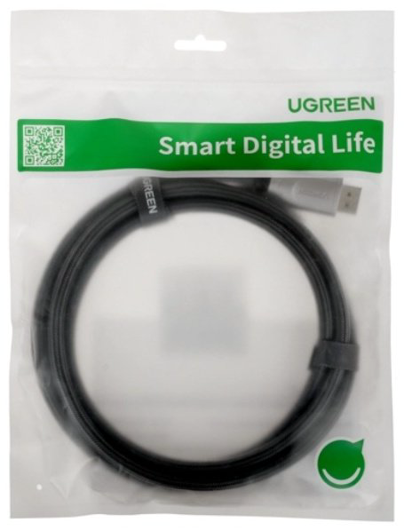 Кабель Ugreen DisplayPort - DisplayPort 2 м DP112 купить,6990