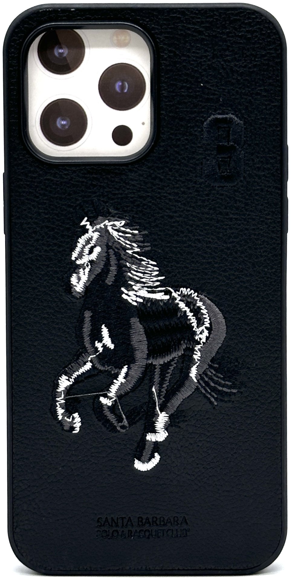 Чехол Santa Barbara Polo & Racquet Club для Apple iPhone 15 Pro черный