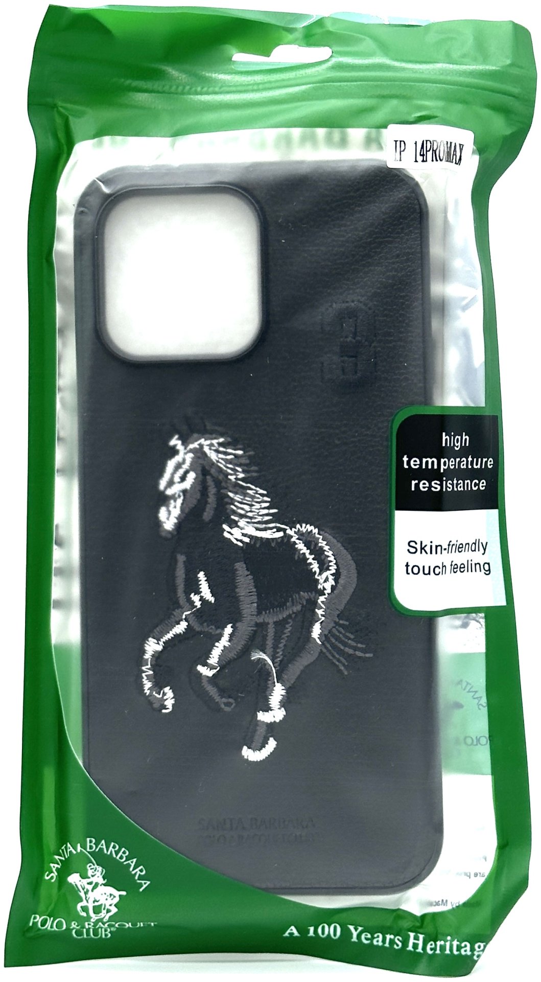 Чехол Santa Barbara Polo & Racquet Club для Apple iPhone 15 Pro черный