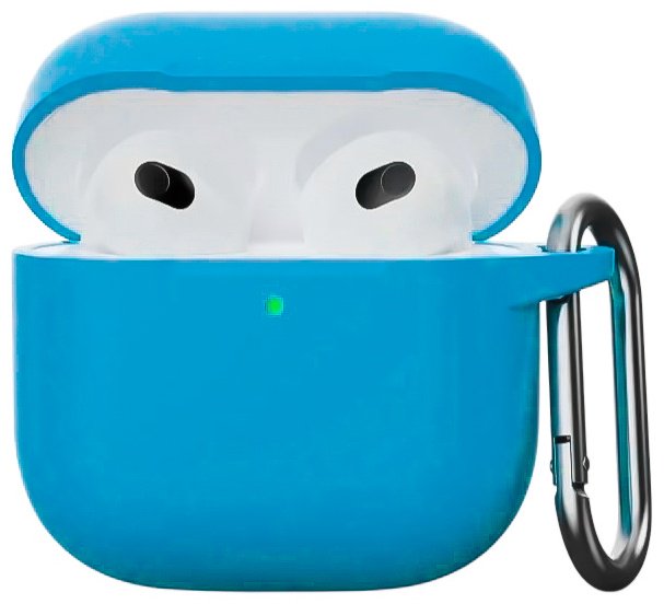 Чехол для Apple AirPods 4 голубой