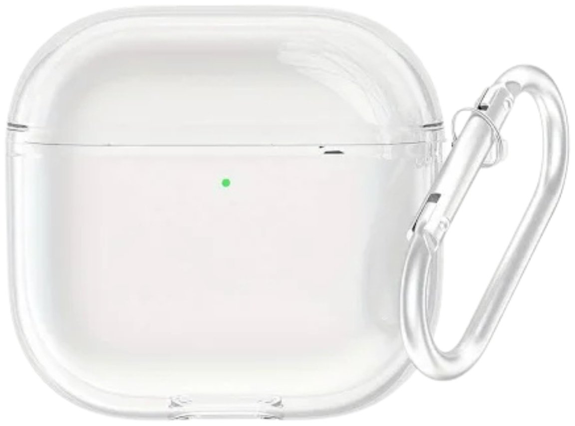 Чехол для Apple AirPods 4 прозрачный