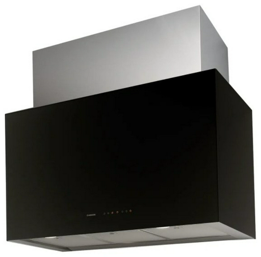 Вытяжка Nodor Isla Cube Glass Premium 70 BK Perfecto Domo черный