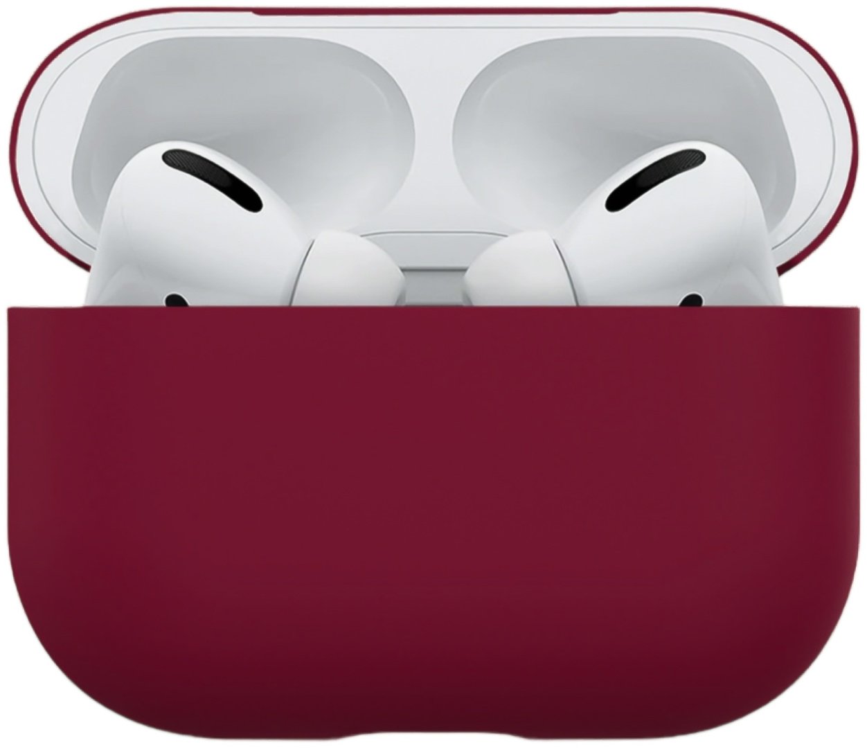 Чехол для Apple AirPods Pro бордовый