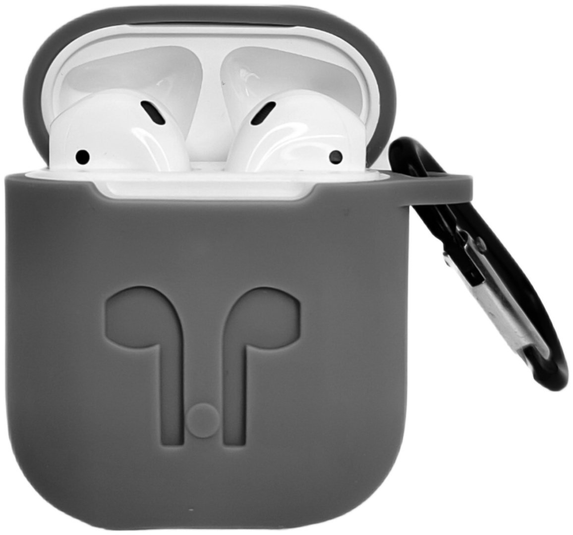 Чехол для Apple AirPods, AirPods 2 серый