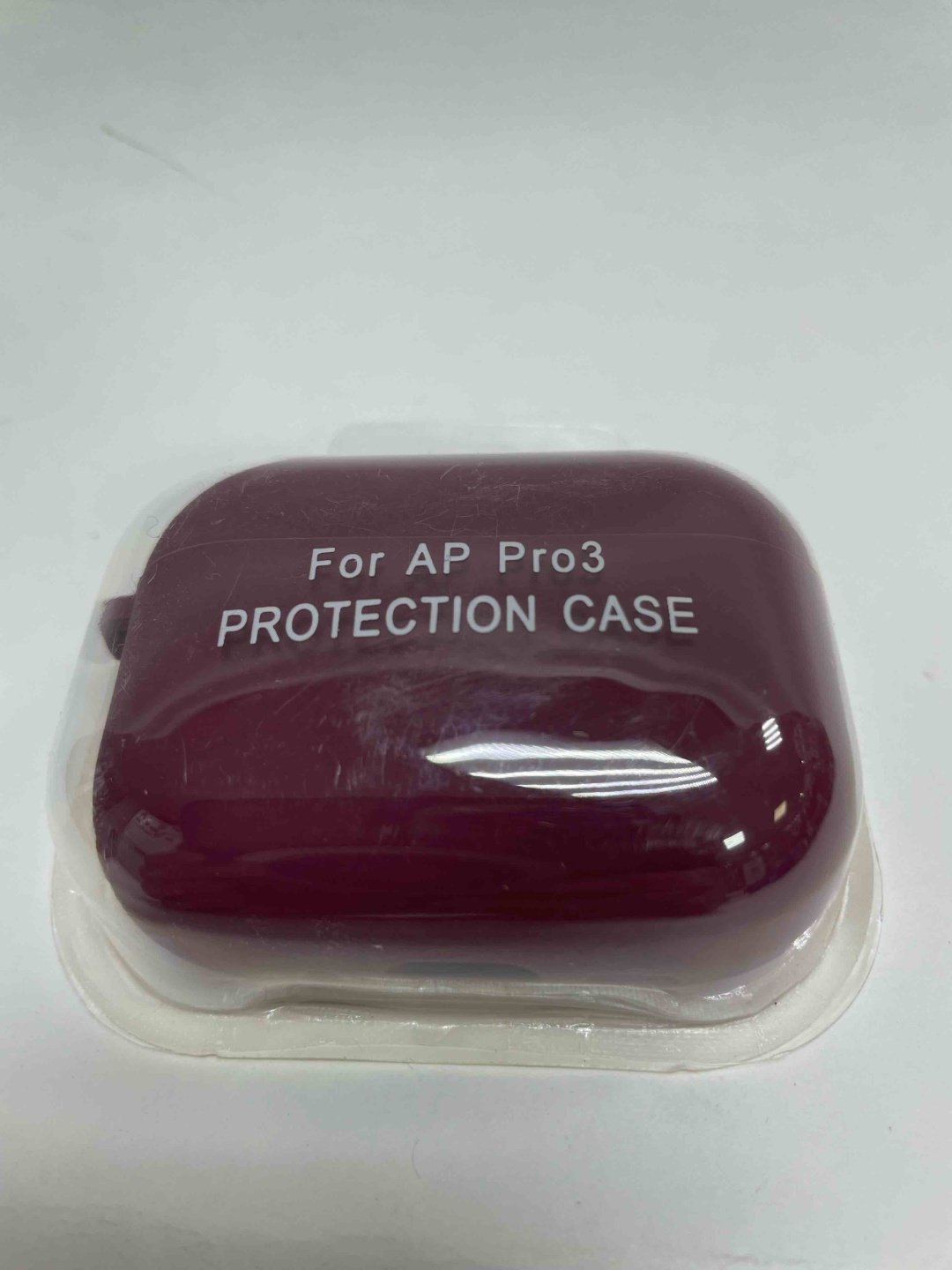 Чехол для Apple AirPods Pro 3 бордовый