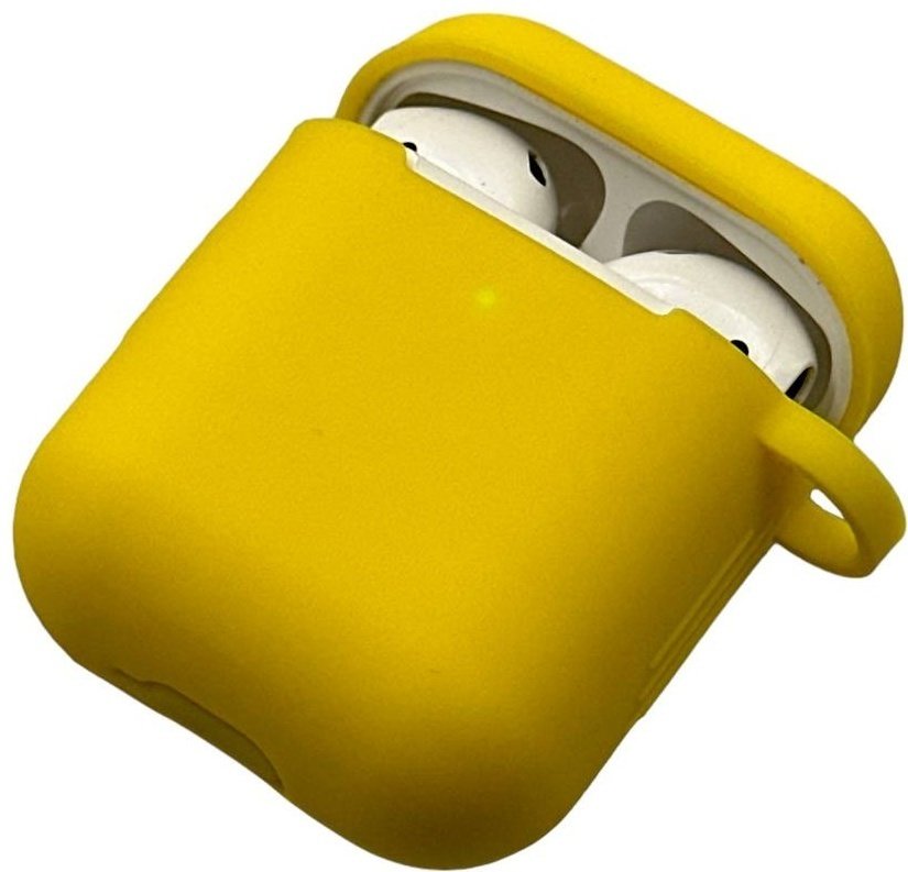 Чехол для Apple AirPods, AirPods 2 желтый