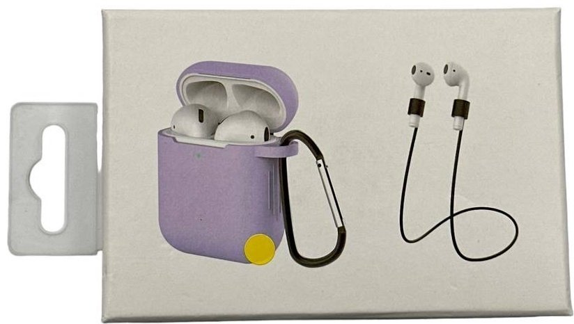 Чехол для Apple AirPods, AirPods 2 желтый