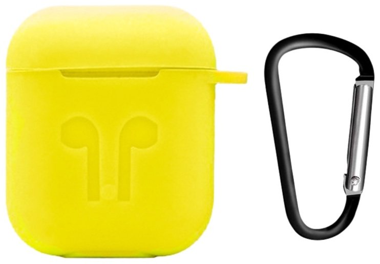 Чехол для Apple AirPods, AirPods 2 желтый
