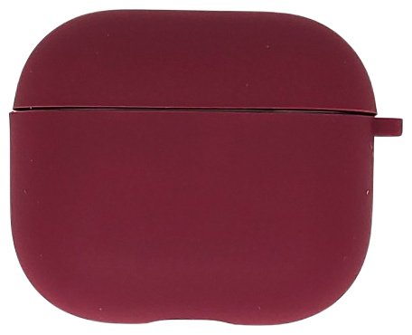 Чехол для Apple AirPods 3 бордовый