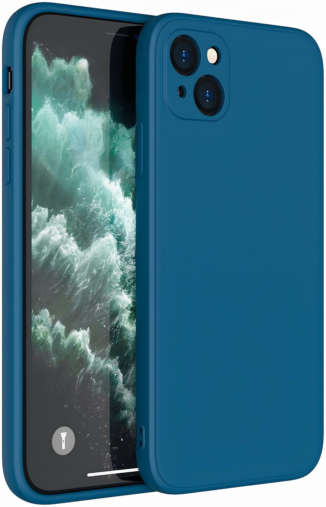 Чехол для Apple iPhone 13 синий - ForteMarket Чехол для Apple iPhone 13 синий купить,1005