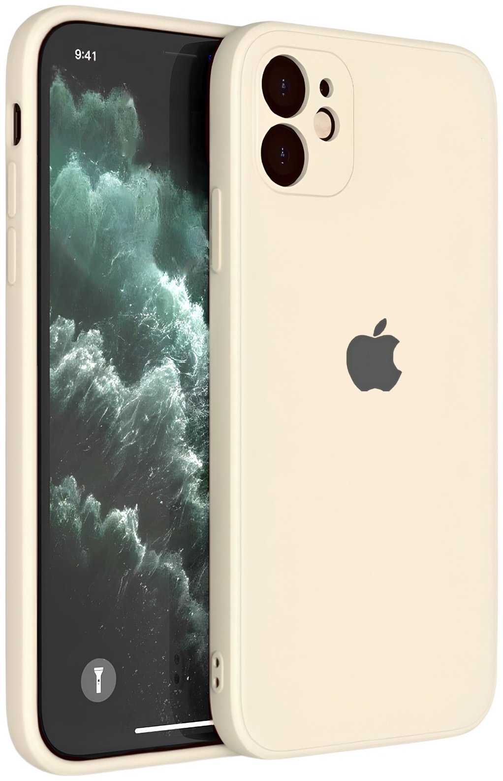 Чехол для Apple iPhone 12 бежевый купить,599
