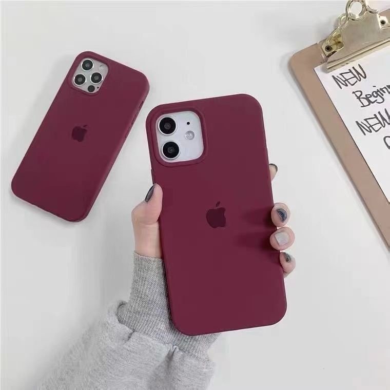 Чехол для Apple iPhone 12, iPhone 12 Pro бордовый купить,970