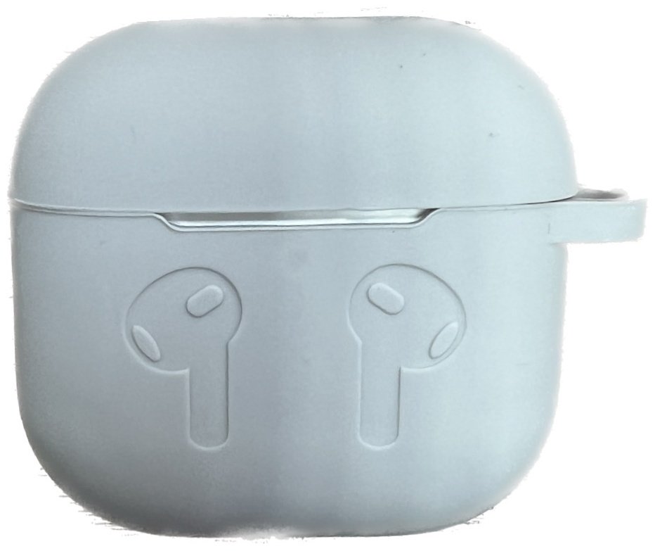 Чехол для Apple AirPods 4 белый, черный, серый