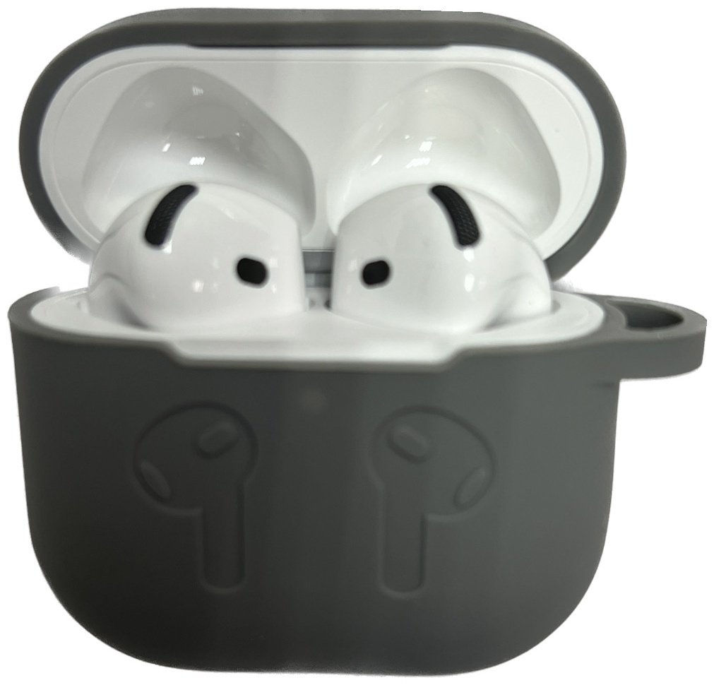 Чехол для Apple AirPods 4 белый, черный, серый