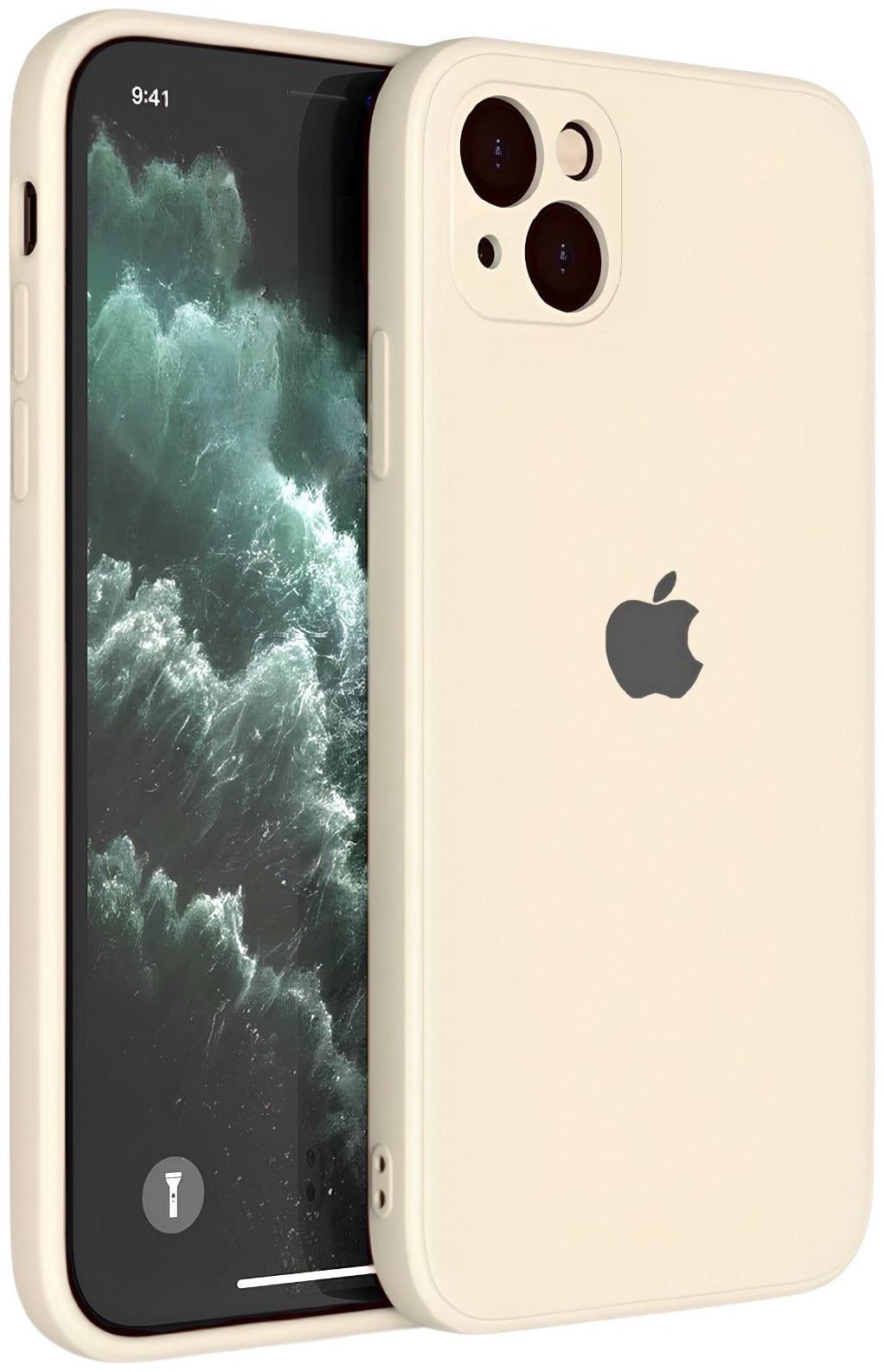 Чехол для Apple iPhone 13 бежевый купить,738