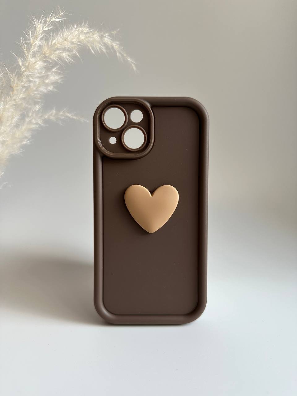 Чехол для Apple iPhone 14 коричневый купить,497