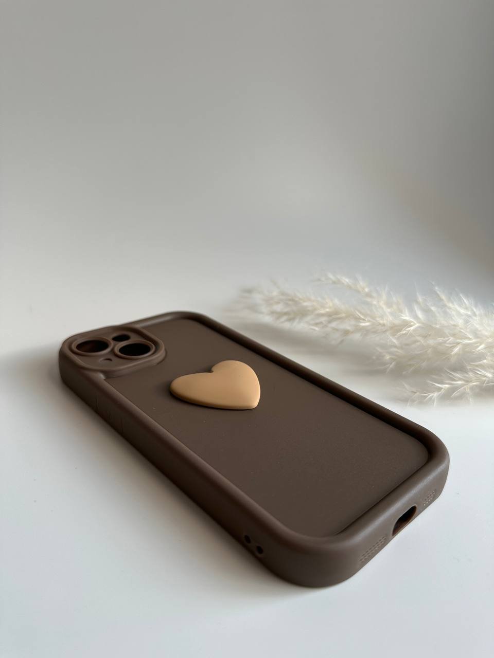 Чехол для Apple iPhone 14 коричневый купить,497