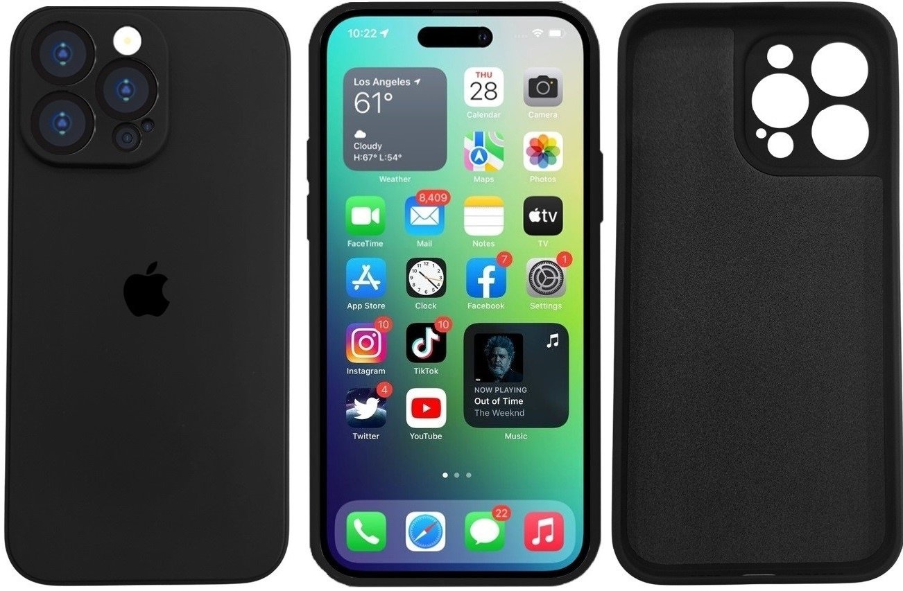 Чехол для Apple iPhone 14 Pro черный купить,955