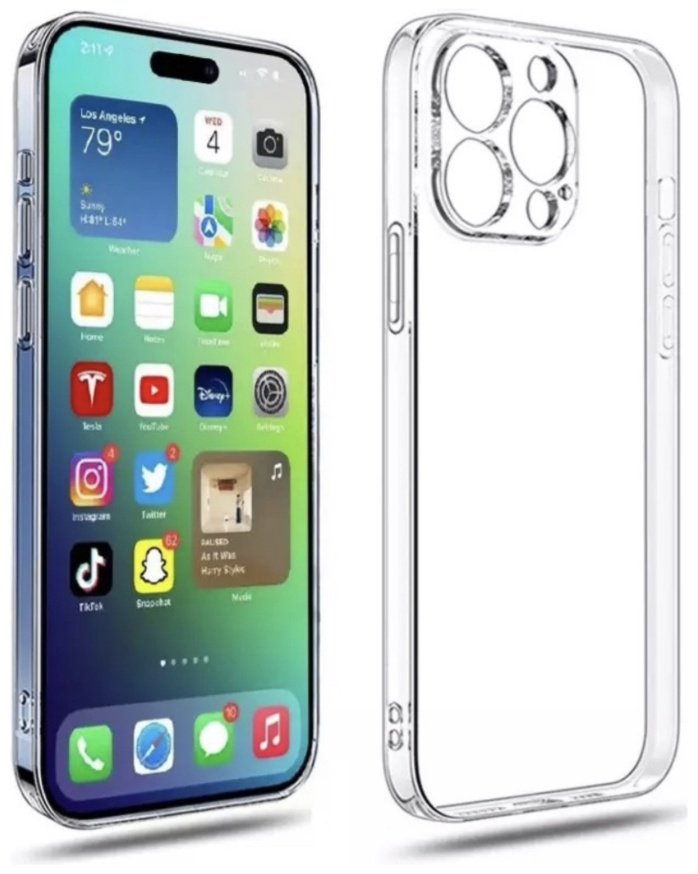 Чехол для Apple iPhone 14 прозрачный купить,756