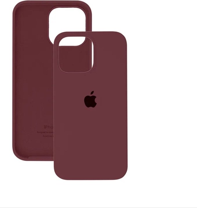 Чехол для Apple iPhone 14 Pro Max бордовый купить,470