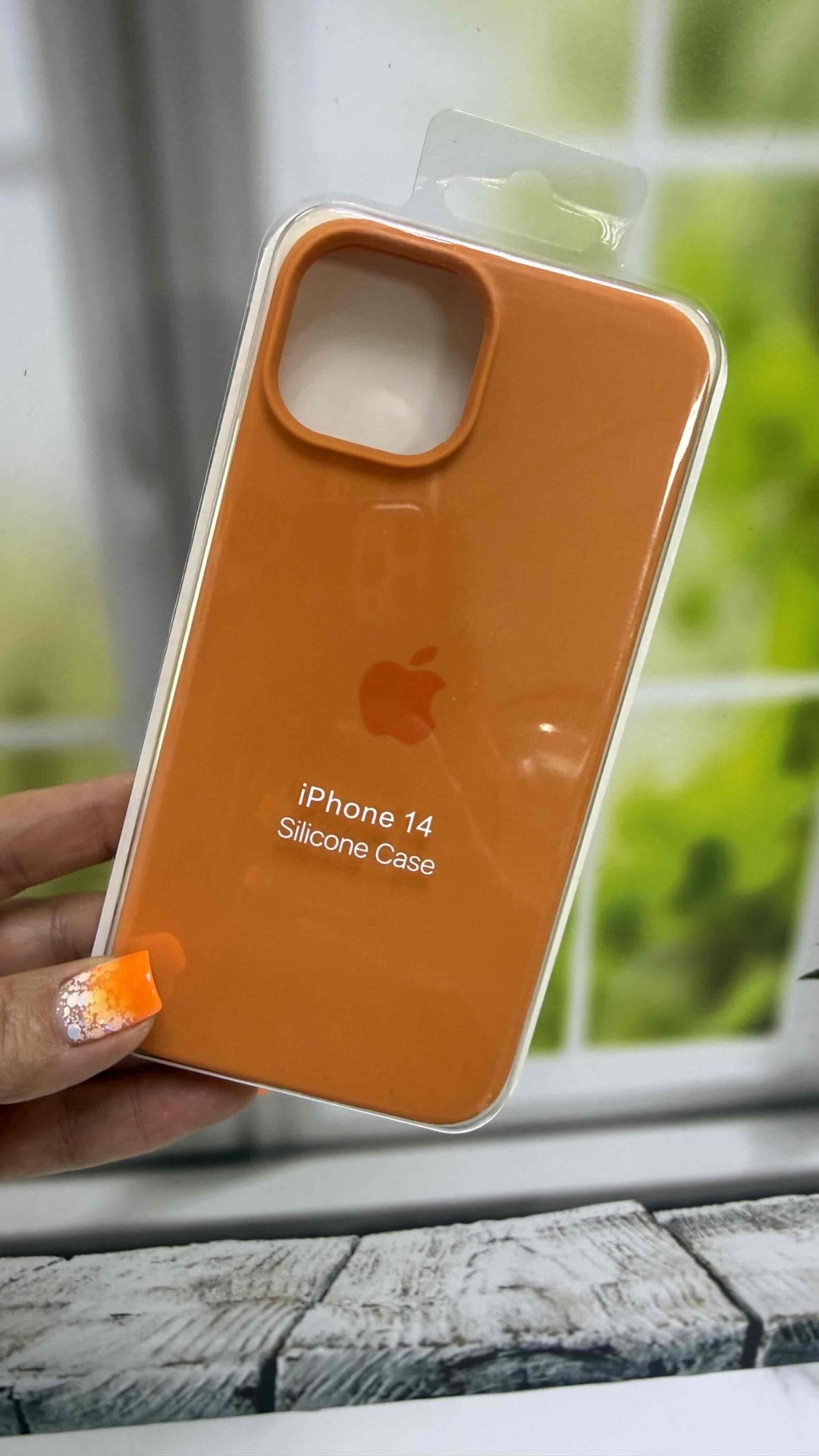 Чехол для Apple iPhone 13, iPhone 14 оранжевый купить,970