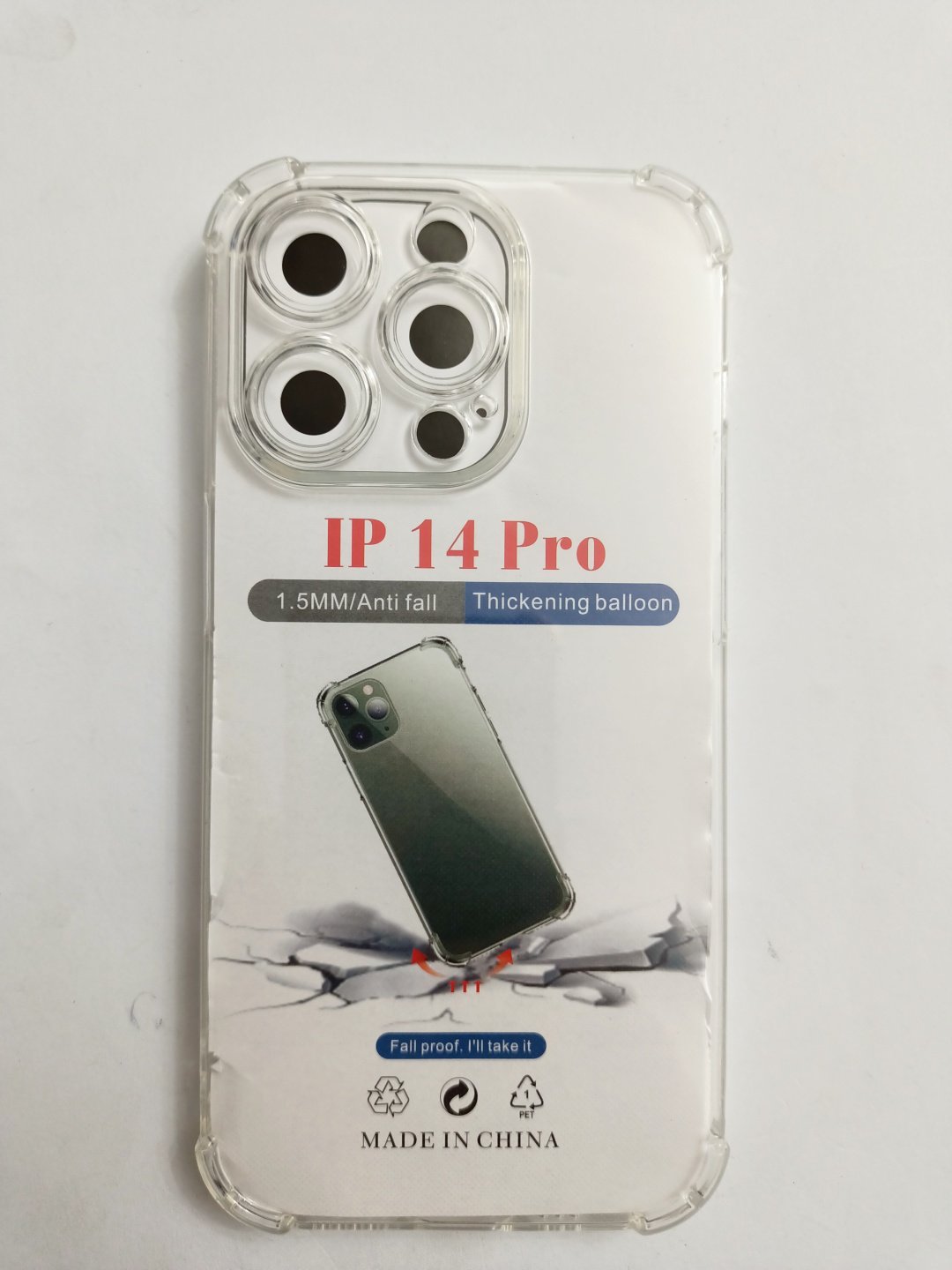 Чехол для Apple iPhone 14 Pro прозрачный купить,770