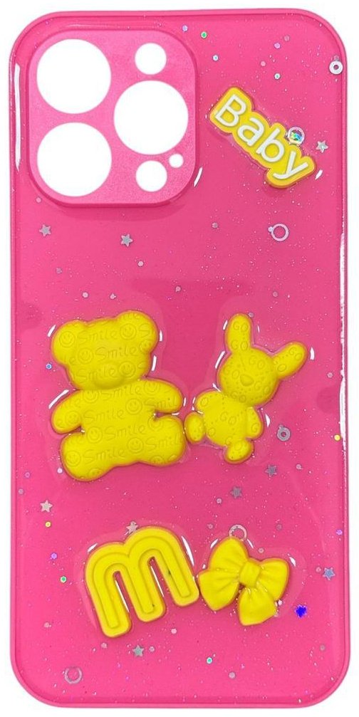 Чехол для Apple iPhone 14 Pro розовый купить,992