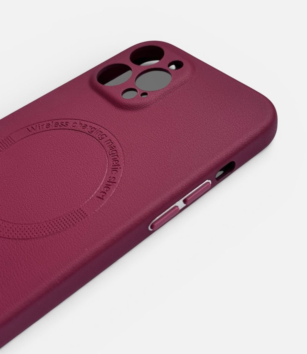 Чехол для Apple iPhone 14 Pro бордовый